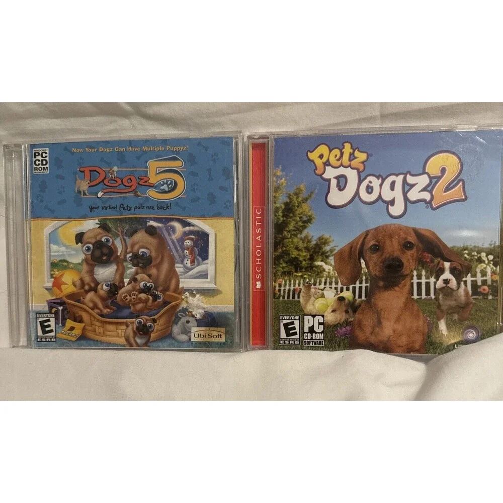 Dogz 5 Virtual Petz & Dogz 2 (PC, 2006) CD-ROM